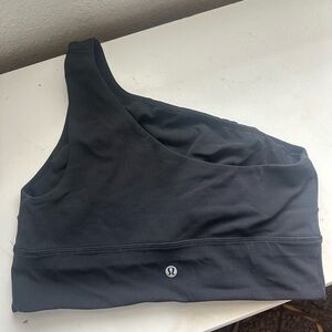 Lululemon Black One-Shoulder Sports Bra